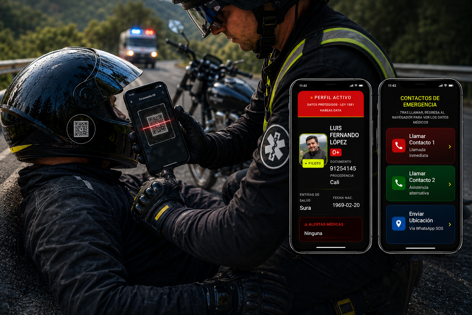 Kit Pasivo de Emergencias Casco